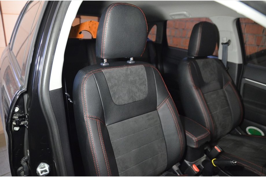Mitsubishi ASX 2010–2023 Autosēdekļu pārvalki SoyuzAuto Leather-style Image
