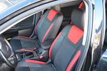 Mitsubishi Lancer X 2008– Autosēdekļu pārvalki SoyuzAuto Leather-style foto 1