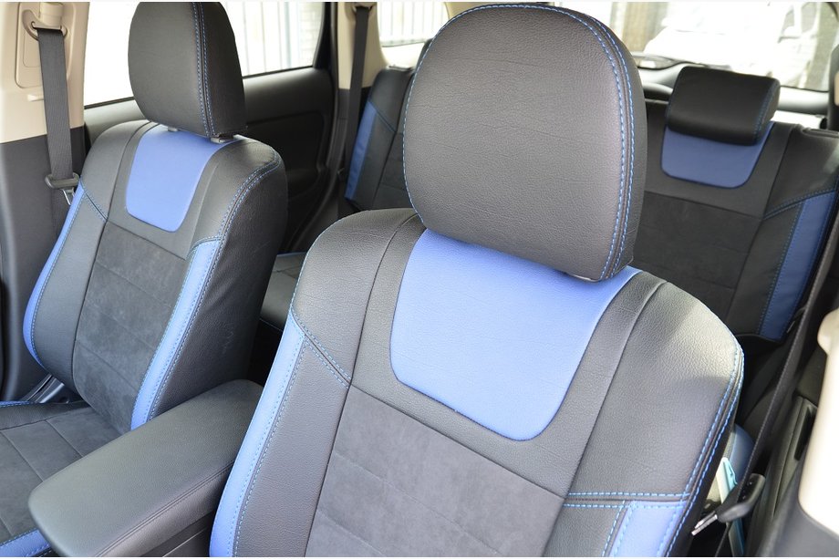 Mitsubishi Outlander 2012–2021 Autosēdekļu pārvalki SoyuzAuto Leather-style Foto 4
