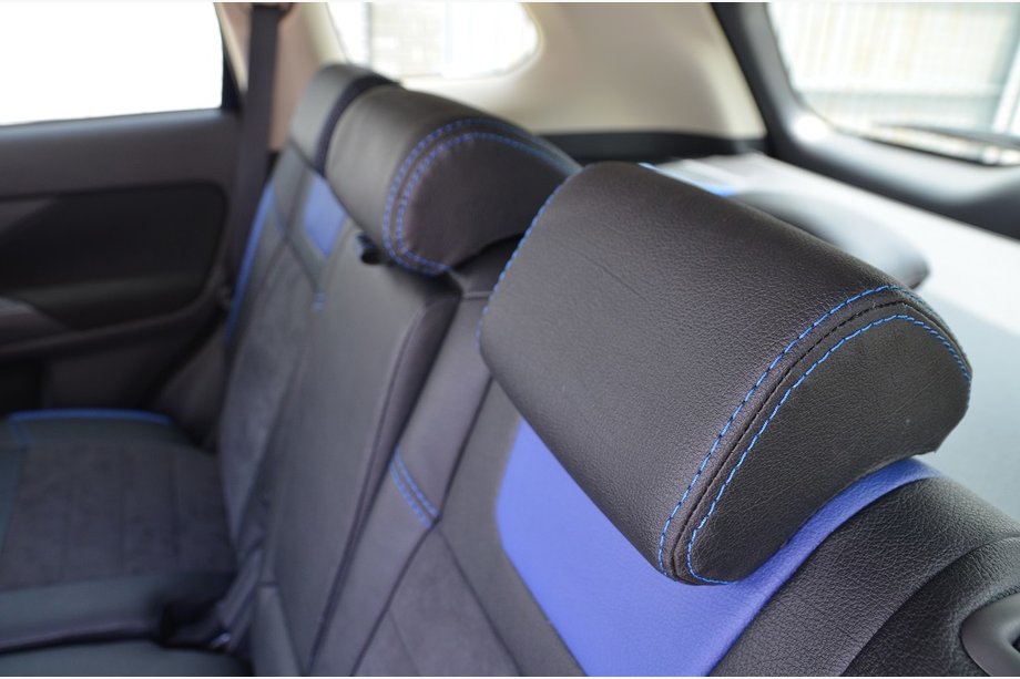 Mitsubishi Outlander 2012–2021 Autosēdekļu pārvalki SoyuzAuto Leather-style Foto 3