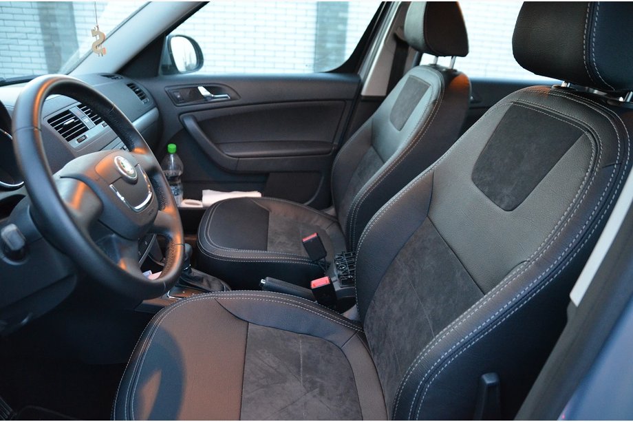 Skoda Yeti 2009–2017 Autosēdekļu pārvalki SoyuzAuto Leather-style Foto 1