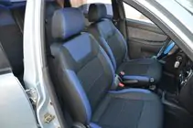 Daewoo Lanos 1998–2017 Modelim pielāgoti sēdekļu pārvalki Brothers Leather Style foto 6