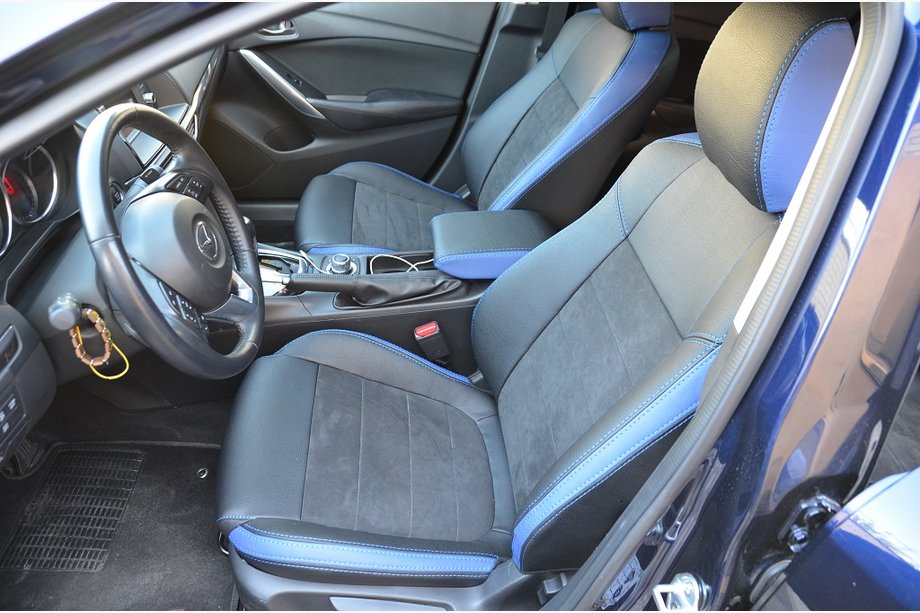 Mazda 6 2012–2024 Autosēdekļu pārvalki SoyuzAuto Leather-style Image