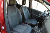 Renault Sandero 2013–2022 Auto sēdekļu pārvalki SoyuzAuto Leather style foto 7