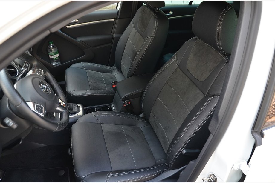 Volkswagen Tiguan 2007–2016 Auto sēdekļu pārvalki SoyuzAuto Leather style Foto 2