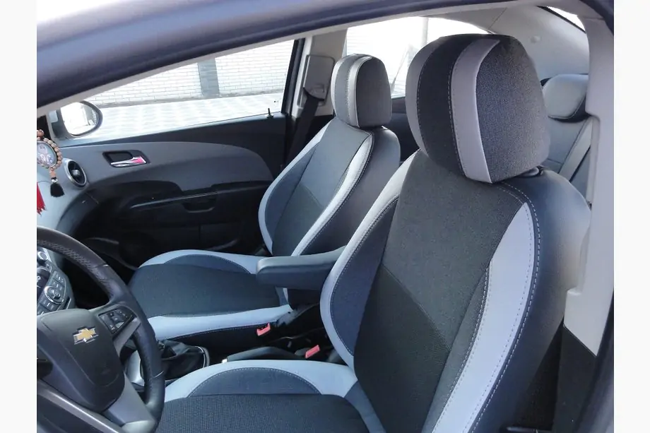 Chevrolet Aveo T300 2011–2020 Jaunums! Automašīnas sēdekļu pārvalki SoyuzAuto Premium Image