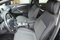 Ford Mondeo 2008–2014 Autosēdekļu pārvalki (ekoāda↗audums, Premium) foto 1