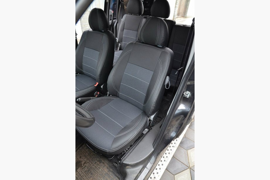 Fiat Doblo I 2005–2010 JAUNUMS!!! Oriģinālie SoyuzAuto Premium sēdekļu pārvalki (priekšējie) Image
