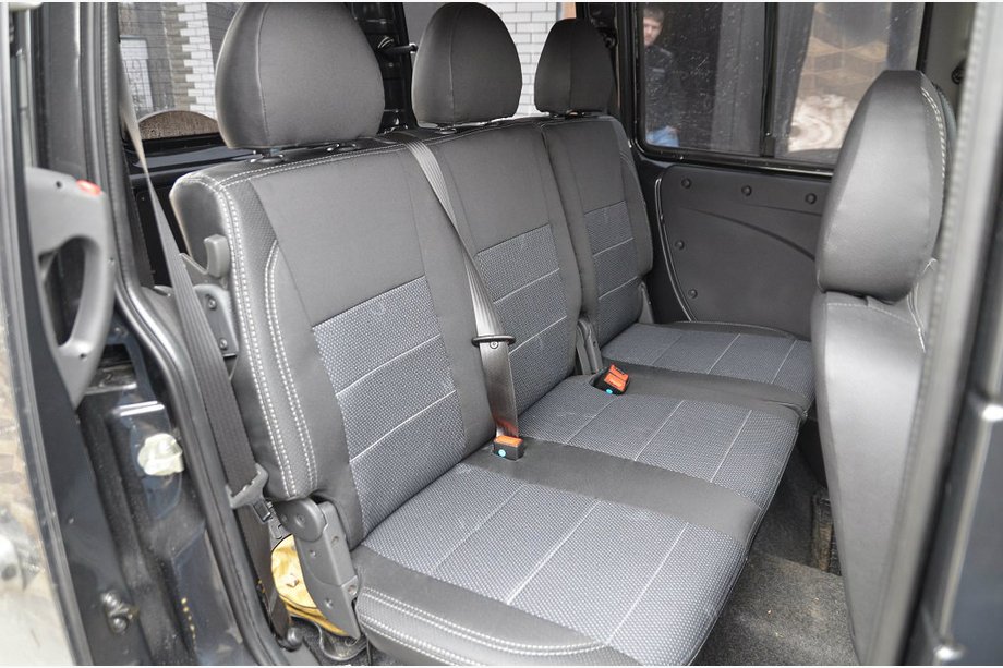 Fiat Doblo I 2005–2010 JAUNUMS!!! Oriģinālie SoyuzAuto Premium sēdekļu pārvalki (pilns salons) Foto 5