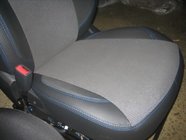 Hyundai Accent 2011–2017 Autosēdekļu pārvalki (mākslīgā āda↗audums, Premium) foto 3