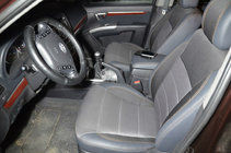 Hyundai Santa Fe 2 2006–2012 Autosēdekļu pārvalki (ekoāda↗audums, Premium) foto 4