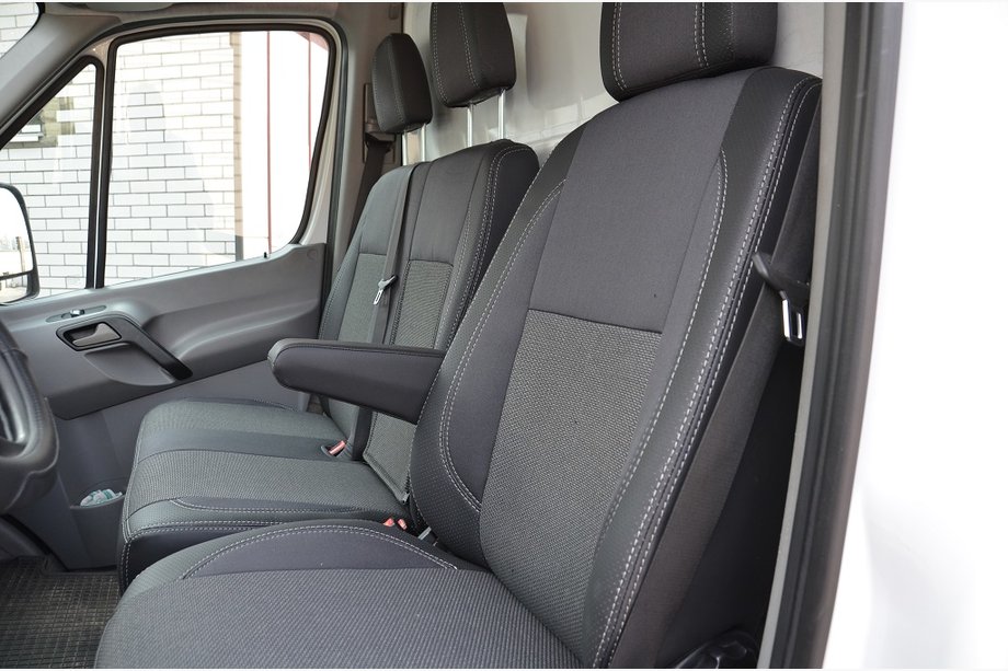 Volkswagen Crafter 2006–2016 Autosēdekļu pārvalki (mākslīgā āda↗audums, Premium) Foto 2