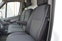 Volkswagen Crafter 2006–2016 Autosēdekļu pārvalki (mākslīgā āda↗audums, Premium) 1+1 foto 2