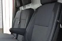 Mercedes Sprinter W906 2006–2018 Autosēdekļu pārvalki (ekoāda + audums, Premium) foto 5
