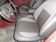 Mercedes E-klase W124 1984–1997 Autosēdekļu pārvalki (mākslīgā āda↗audums, Premium) foto 2
