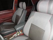 Mercedes E-klase W124 1984–1997 Autosēdekļu pārvalki (mākslīgā āda↗audums, Premium) foto 3