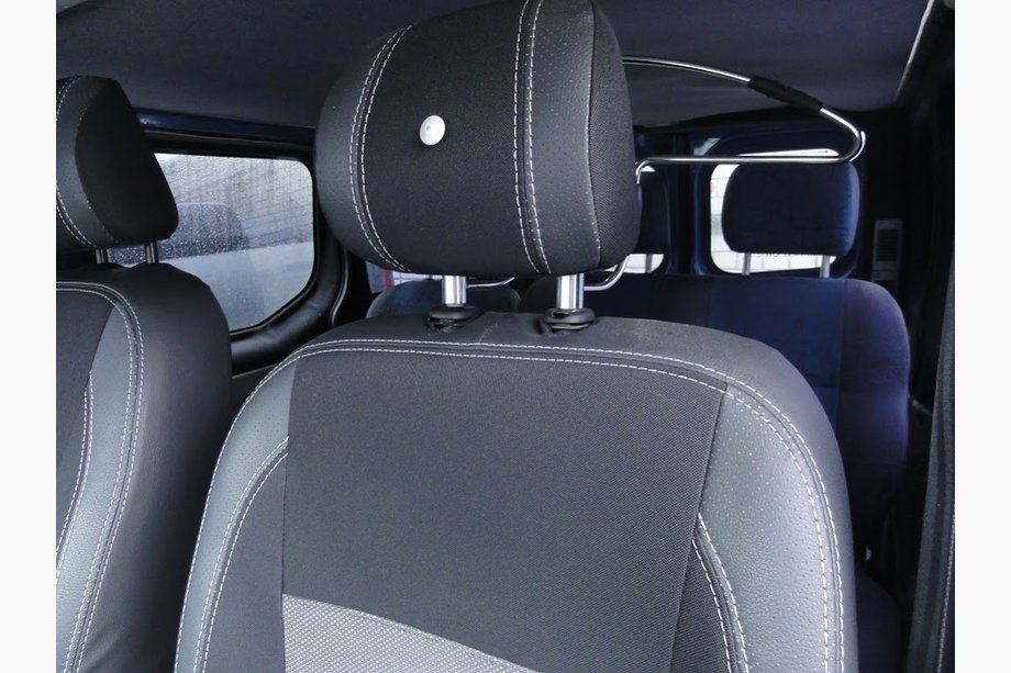 Nissan Primastar 2002–2014 Auto sēdekļu pārvalki (ekoāda un audums, Premium) Foto 2