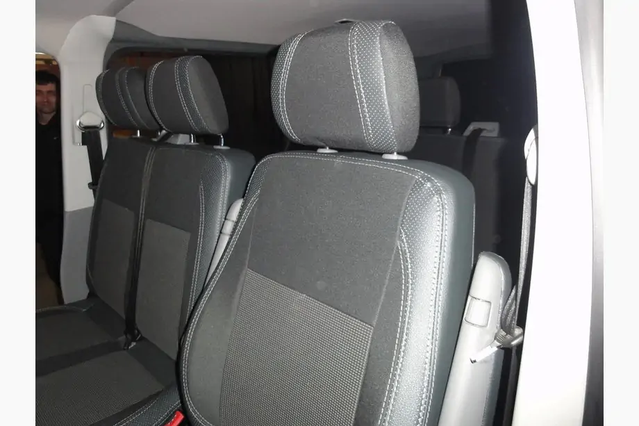 Volkswagen T5 Transporter 2003–2010 Autosēdekļu pārvalki (mākslīgā āda↗audums, Premium) Image