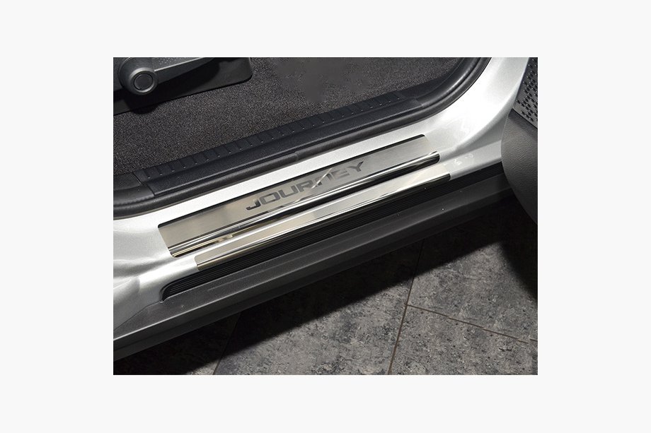 Dodge Journey 2008–2020 Durvju sliekšņu uzlikas Nataniko Premium (8 gab., nerūsējošais tērauds) Image