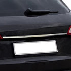 Audi A4 B9 2015–2024 Līste virs numura zīmes (sedans, nerūsējošais tērauds) foto 1