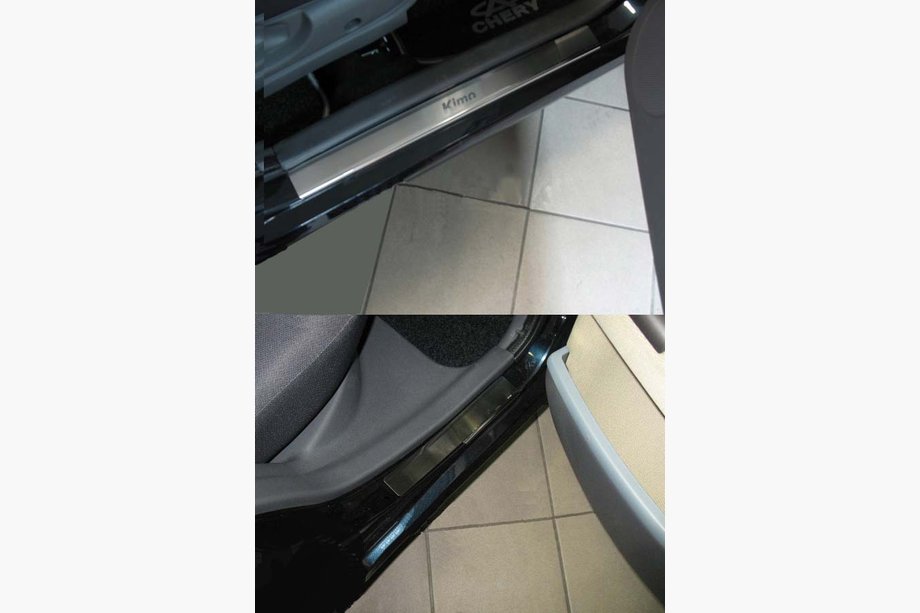 Chery Kimo 2007–2015 Sliekšņu uzlikas Натаніка Premium (4 gab., nerūsējošais tērauds) Image