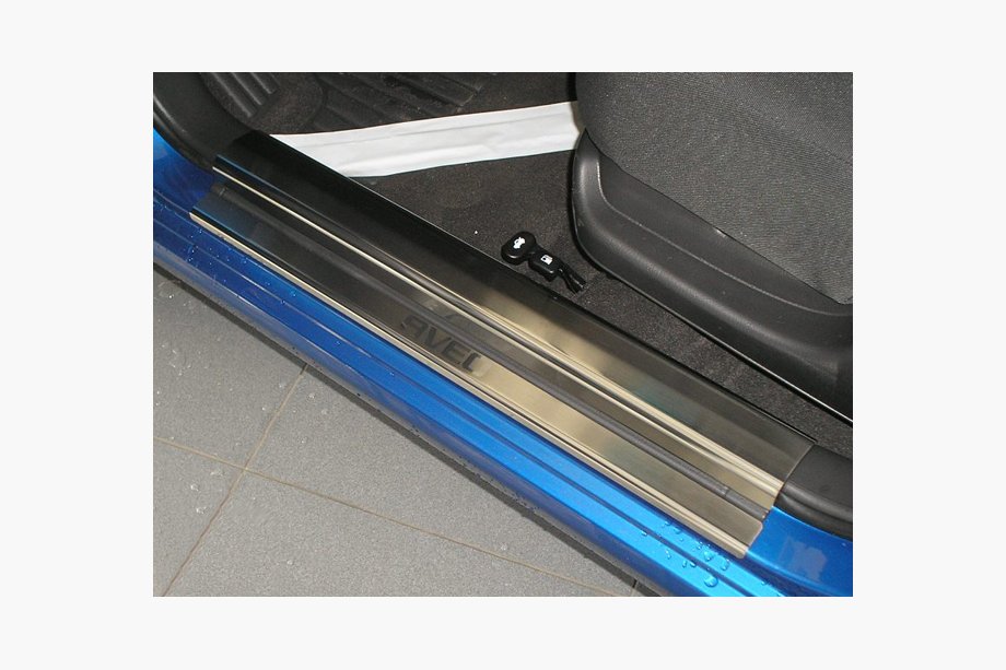 Chevrolet Aveo T250 2005–2011 Sliekšņu uzlikas Nataniko (nerūs. tērauds) Image
