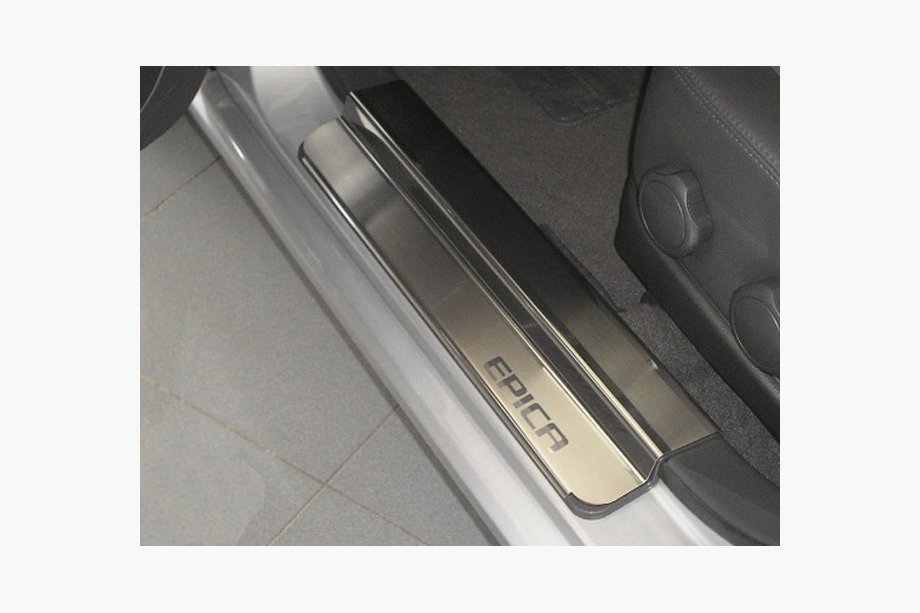 Chevrolet Epica 2006–2014 Durvju sliekšņu uzlikas Natanika Standart (4 gab., nerūsējošais tērauds) Image
