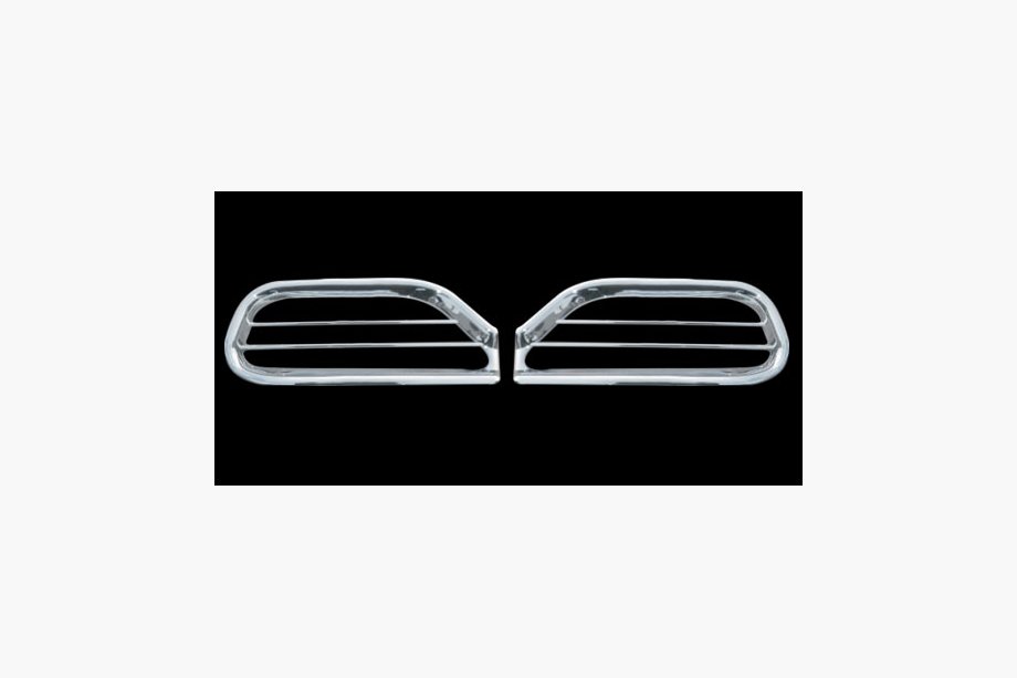 Chevrolet Captiva 2006–2019 Hromēti aizmugurējo miglas lukturu uzlikas (2 gab., plastmasa) Image