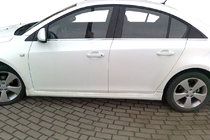 Chevrolet Cruze 2009–2015 Tūninga sānu sliekšņi SD (Meliset, krāsošanai) foto 1