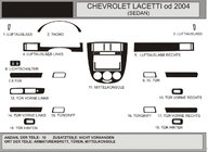 Chevrolet Lacetti 2003–2024 Instrumentu paneļa uzlikas Sedan (Hartman) foto 1