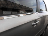 Chevrolet Aveo T250 2005–2011 Apakšējās logu apdares līstes (4 gab., nerūsējošais tērauds) Hečbeks foto 2