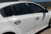 Chevrolet Cruze 2009–2015 Logu apdares līstes (nerūsējošais tērauds) HB, Carmos – turku nerūsējošais tērauds foto 1