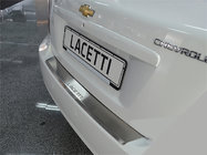 Chevrolet Lacetti 2003–2024 Aizmugurējā bampera aizsarguzlika ar ieloku Natanika (nerūsējošais tērauds) foto 1