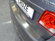 Chevrolet Cruze 2009–2015 Aizmugurējā bampera uzlika Nataniko (nerūsējošais tērauds) foto 1