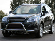 Chevrolet Captiva 2006–2019 Priekšējā aizsargduga WT003-Plus (nerūsējošais tērauds) foto 1