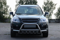 Chevrolet Captiva 2006–2019 Priekšējā aizsargduga WT003-Plus (nerūsējošais tērauds) foto 2