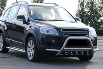 Chevrolet Captiva 2006–2019 Priekšējā aizsargduga WT003-Plus (nerūsējošais tērauds) foto 3