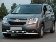 Chevrolet Orlando 2010–2018 Priekšējais aizsargstienis ST015 (nerūsējošais tērauds) foto 1
