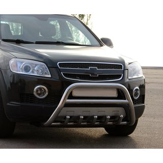 Priekšējais aizsargloks WT003 (nerūsējošais tērauds) Chevrolet Captiva 2006–2019 foto 1