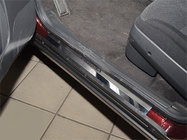 Lada Priora 2007–2018 Natanika Premium sliekšņu uzlikas (4 gab., nerūsējošais tērauds) foto 1