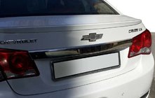 Chevrolet Cruze 2009–2015 Uzlika virs numura zīmes (nerūsējošais tērauds) foto 1