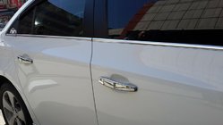 Chevrolet Cruze 2009–2015 Logu apdares līstes (nerūsējošais tērauds) HB, Carmos – turku nerūsējošais tērauds foto 3