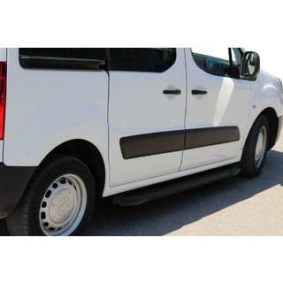 Sānu pakāpieni Allmond Black (2 gab., alumīnijs) Citroen Berlingo 2008–2018 foto 3