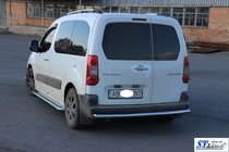 Peugeot Partner Tepee 2008–2018 Aizmugures aizsargstienis AK002 (nerūsējošais tērauds) 51 mm foto 3