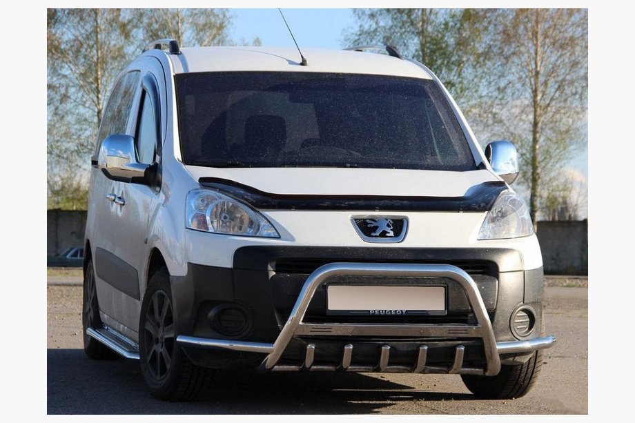 Peugeot Partner Tepee 2008–2018 Kengurustienis WT003-Plus (nerūsējošais tērauds) Image