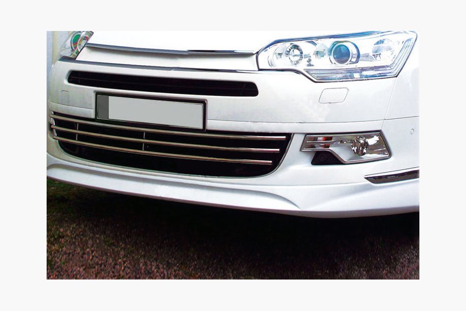 Citroen C-5 2008–2017 Uzlikas bampera režģim (5 gab., nerūsējošais tērauds) Image