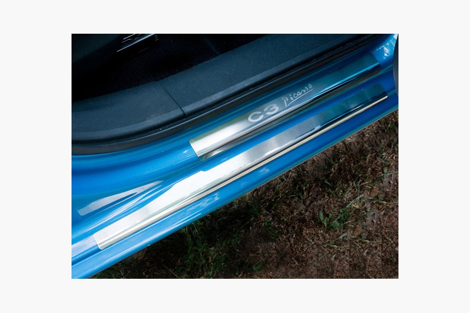 Citroen C-3 Picasso 2010–2017 Sliekšņu uzlikas Natanika Premium (8 gab., nerūsējošais tērauds) Image