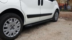 Fiat Fiorino/Qubo 2008–2024 Sānu sliekšņi Rainbow Black (2 gab., alumīnija profils) foto 6