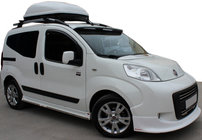 Citroen Nemo 2007–2017 Priekšējā bampera lūpas uzlika V2 (krāsošanai) foto 1
