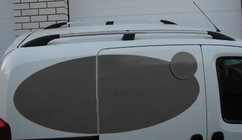 Fiat Fiorino/Qubo 2008–2024 Jumta reliņi, hromēti foto 1